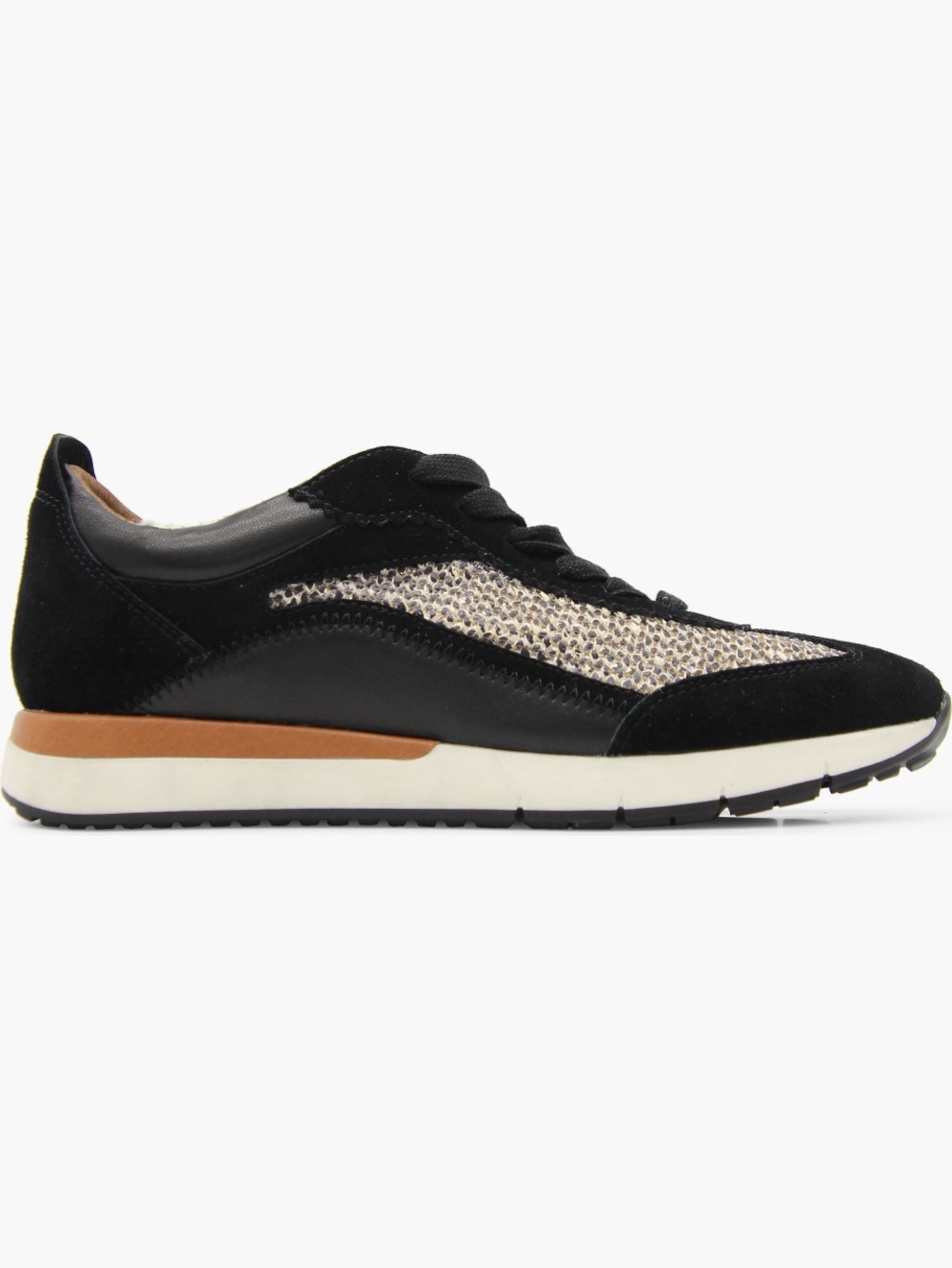 Gentle Souls Juno Leather & Raffia Sneaker Size 8